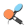 YAXO Uchwyt do Joy-Con TENNIS SET do NS/NS2 Inferno Orange&Hydro - 1354244 - zdjęcie 2